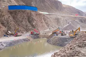 （经济）西藏梅帕塘水库工程如期实现截流图片