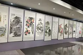 “江山如此多娇”开展啦！百幅优秀书画作品等你来参观图片
