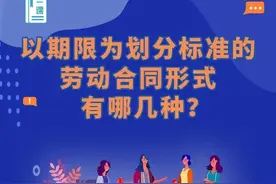 以期限为划分标准的劳动合同形式有哪几种？图片