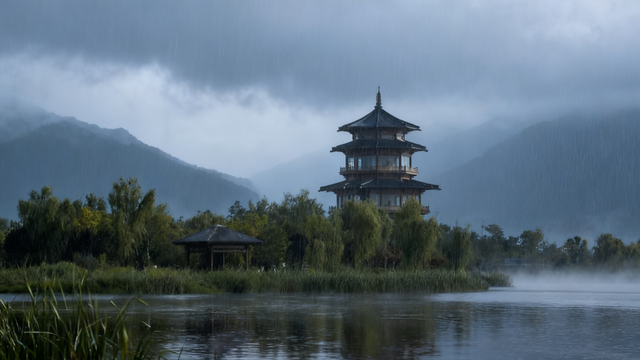 周末必打卡！西安4个雨天氛围感公园→