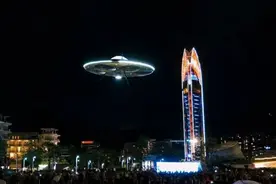 深圳有人目击了“UFO”？载人飞碟首飞盐田，深圳还能打“飞的”！图片