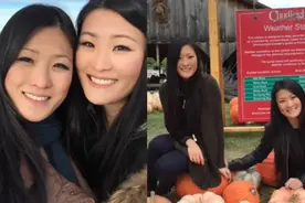一人分饰两角，加拿大华裔“网红”假扮已故双胞胎妹妹5年，直到祖母去世……图片