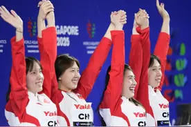 游泳世锦赛：美国队打破世界纪录 中国队收获两银两铜图片