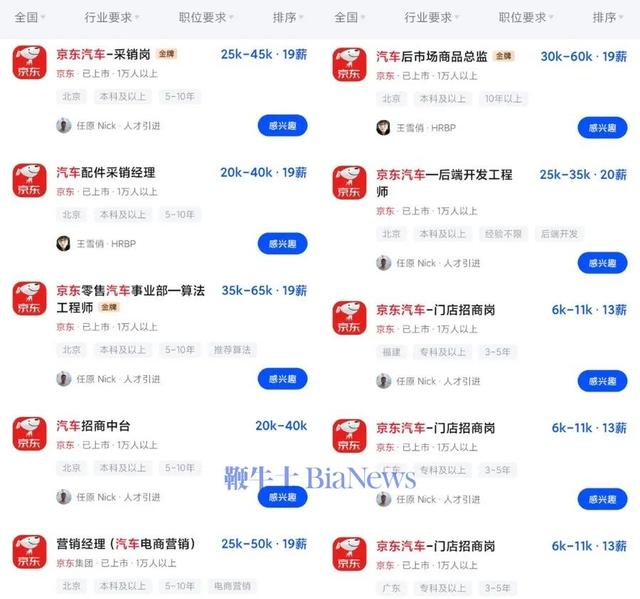 刘强东开出百万年薪招揽汽车人才