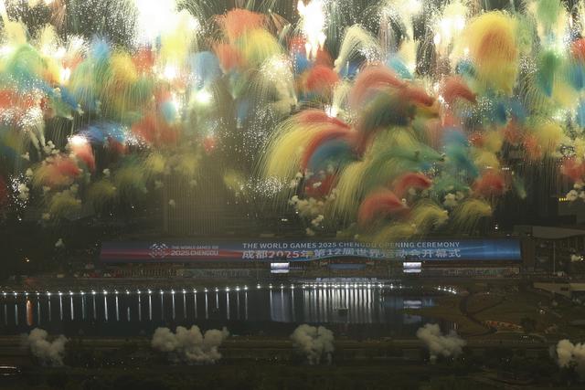 绝美！震撼！蓉城夜空璀璨
