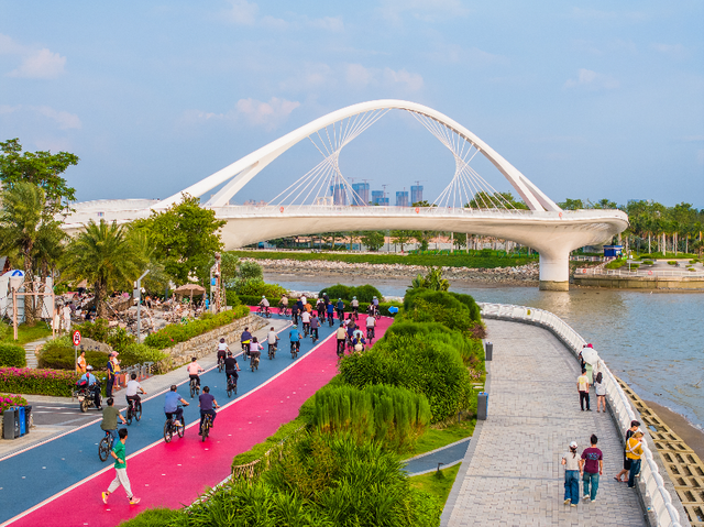 全民健身、追风看海！滨海湾邀您“骑”迎十五运