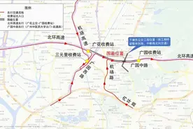 部分交通临时中断，广园路下塘西路立交大修工程近期将分四次围蔽施工图片