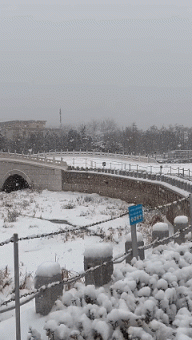 雪中的房山真美