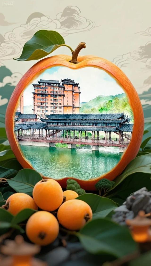 这里是屏边：人在景中走 景在果里藏
