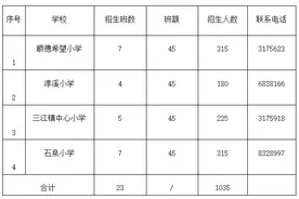 招生1035人！2025年连南县城一年级招生方案出炉→图片