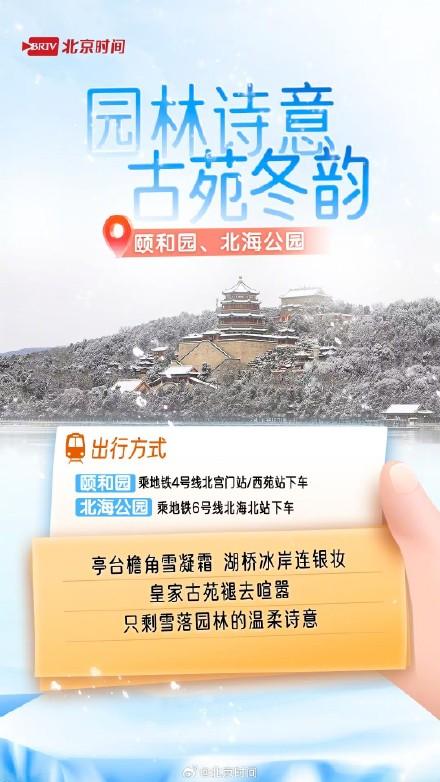 雪后周末处处藏冬 北京赏雪打卡指南来了