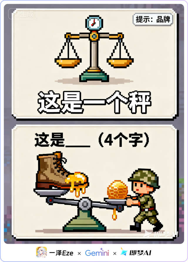 一套万能提示词，教你生成刷爆小红书的「梗图游戏」