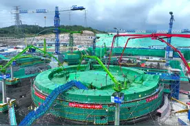 “华龙一号”批量化建设再传捷报  福建漳州核电4号机组开工图片