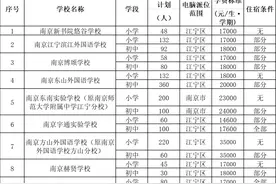 东外小学132人，初中360人，东南实验学校小学200人，初中100人，南京市江宁区学校摇号计划出炉图片