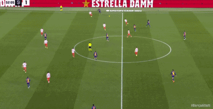 西甲：巴萨3-1逆转马竞