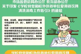 教育部：鼓励学校每月开展餐饮具阴离子合成洗涤剂残留快速检测图片