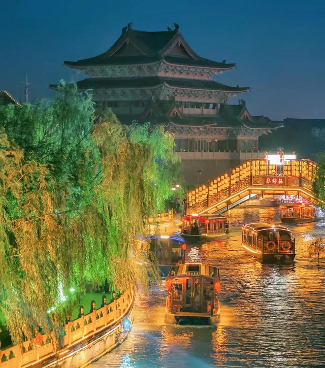 冬游开封必看！汴河游船三大航线+船型指南~