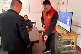 滕州市善南街道七里堡居开展冬日防火安全宣传活动图片