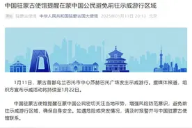 蒙古首都乌兰巴托市中心发生示威游行，中使馆发布提醒图片