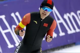 速度滑冰世界杯：宁忠岩再获银牌图片