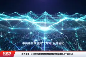 东方金诚：2025年政策性降息幅度有可能达到0.5个百分点视频封面