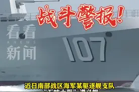 南部战区发布！舰艇编队赴南海某海域实战化训练图片