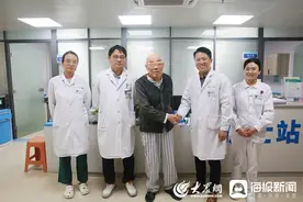 前列腺束钉植入术成功实施，济南市第七人民医院前列腺增生治疗进入极微创时代图片