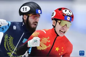 短道速滑——世锦赛：林孝埈获男子500米金牌图片