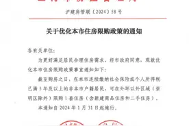 明天起，非沪籍居民满足条件可在规定区域限购1套住房图片