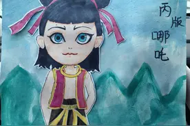 绘画：敖丙版哪吒｜烟台中小学生“才艺秀”作品选登图片