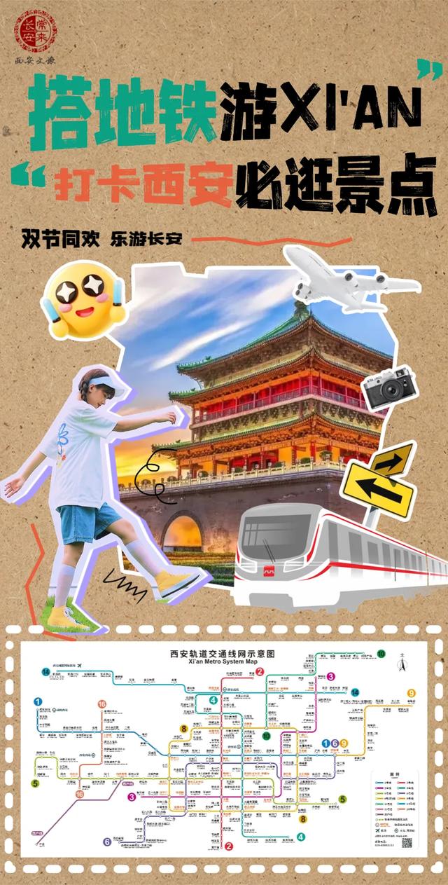 地铁直达！超好逛！西安地铁游图鉴来了！