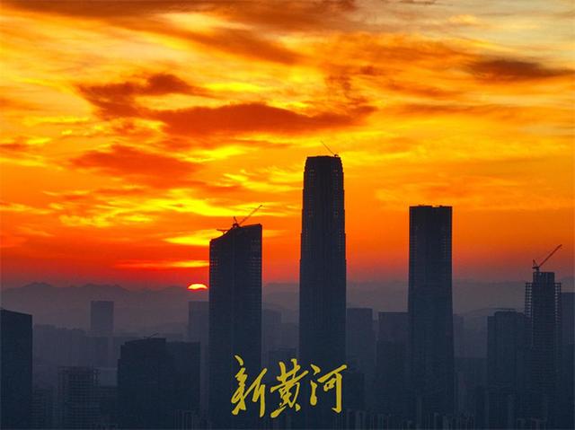 朝霞映泉城！请查收这份来自天空的绝美来信 | 新黄河AI音乐