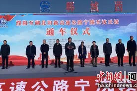 阳新高速宁陵至沈丘段通车 河南实现"县县通高速"图片