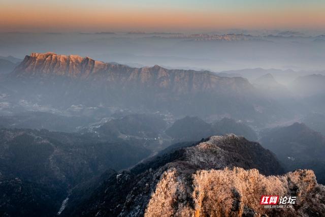 【每日一图@湖南】张家界的雪后云海，藏着湖南冬日的浪漫