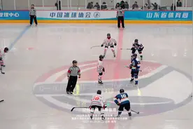 2023年全国青年男子冰球锦标赛（U18）暨第十四届全国冬季运动会冰球比赛（青年组）资格赛在威海临港区举办图片