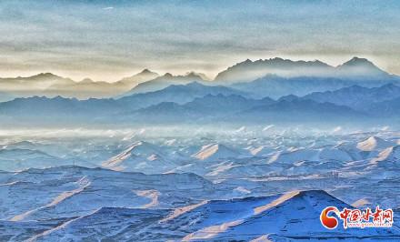 陇拍客丨冬日祁连山壮丽妖娆