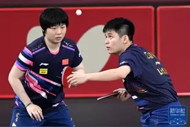 多哈世乒赛｜林诗栋/蒯曼3:0横扫奥地利组合，晋级混双八强图片