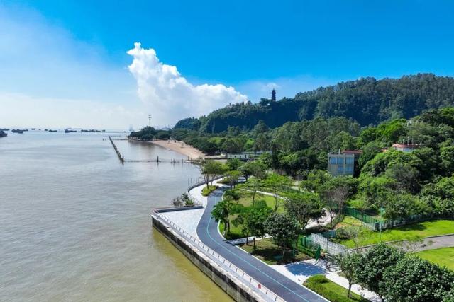 绝美骑行道+大片沙滩！南沙湾滨海岸线全线贯通