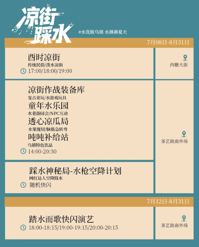 浙江有自己的“泼水节”！三大古镇“洗街”“踩水”消夏解暑