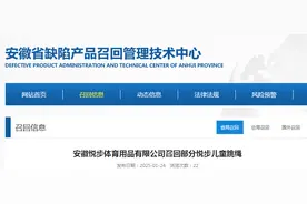 安徽悦步体育用品有限公司召回部分悦步儿童跳绳图片