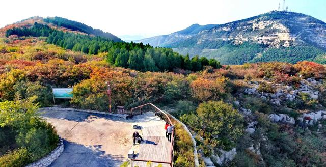 秋日限定！济南蚰蜒山红叶渐染