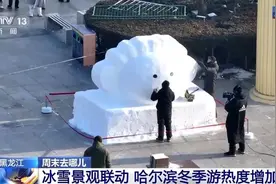 冬至到哈尔滨 来一个超大“雪饺子”！图片