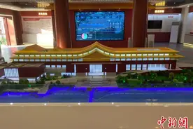 故宫博物院北院区核心建筑主体结构封顶图片