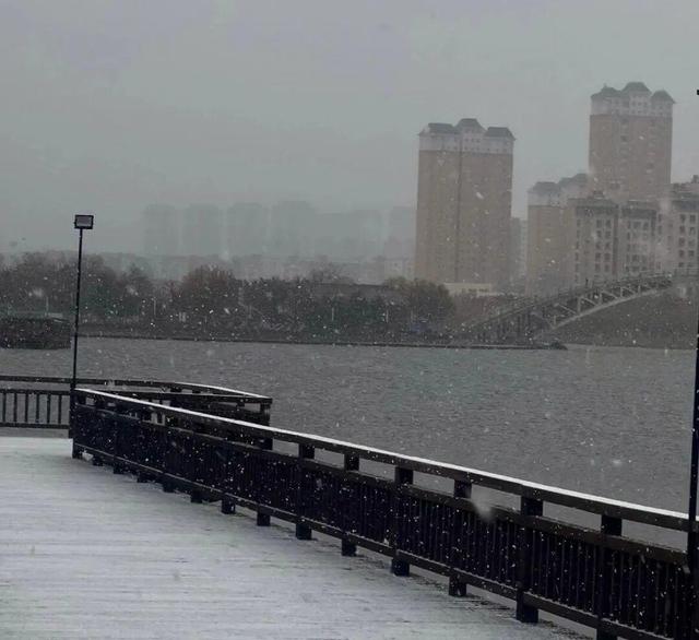 初雪染南海 高铁赴雪约