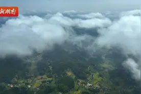 云海雾涛，若隐若现，带你感受紫鹊界梯田美境图片