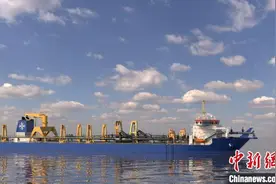 中国预计2026年交付自主研发设计的亚洲最大耙吸挖泥船图片