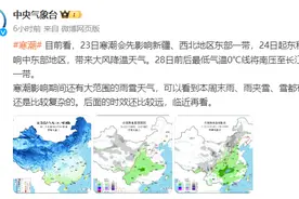 今冬首场寒潮登场，重庆最低气温或降到今年下半年来新低图片
