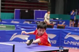 以小打大！深圳乒乓球小将周凯恩入选国家青年队图片