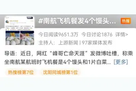致歉！博主澄清“飞机餐发4个馒头1片白菜”！图片