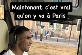 这路我熟！阿什拉夫再次被拍到出任摩洛哥奥运男足大巴司机图片